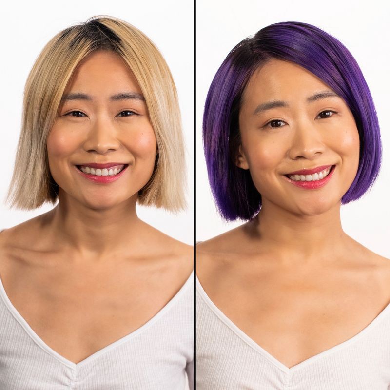 slide 2 of 8, Not Your Mother's Love for Hue Semi-Permanent Hair Color Cream - Violet Vibes - 4.5 fl oz, 4.5 fl oz