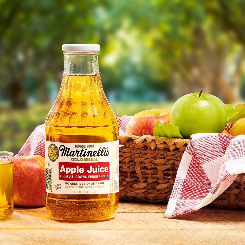 slide 2 of 6, Martinelli's Apple Juice - 1 Liter Bottle, 1 liter