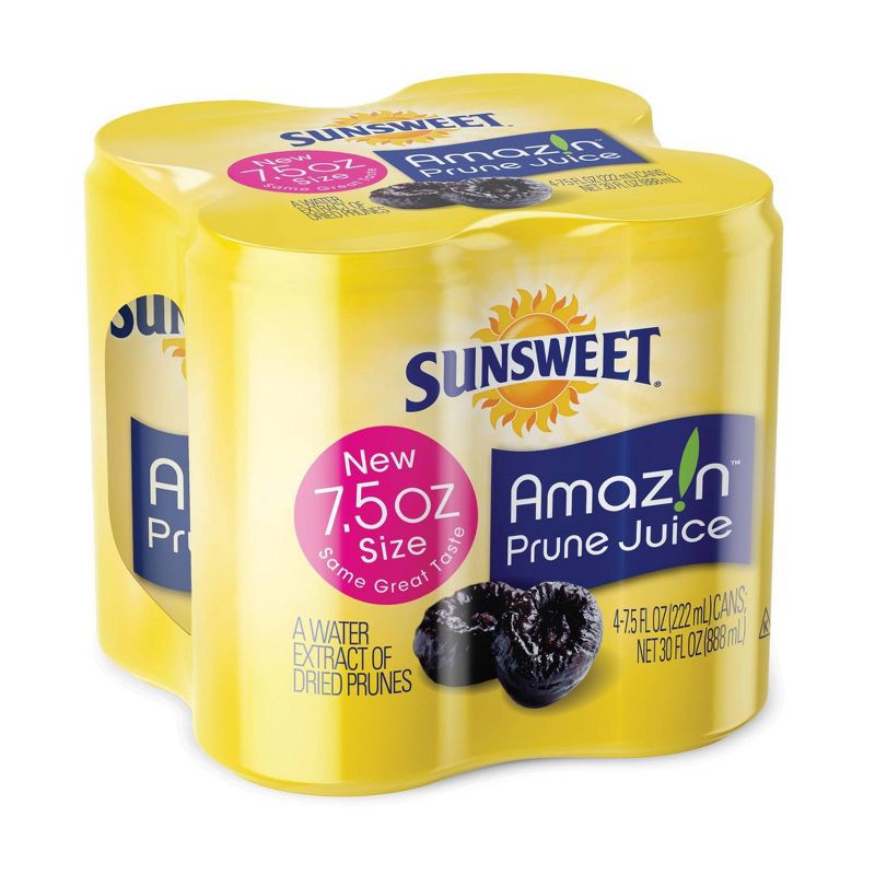 slide 4 of 5, Sunsweet Prune Juice - 4pk/7.5 fl oz Cans, 4 ct; 7.5 fl oz