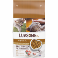 slide 1 of 1, Luvsome Natural with Chicken Cat Food, 3.5 lb