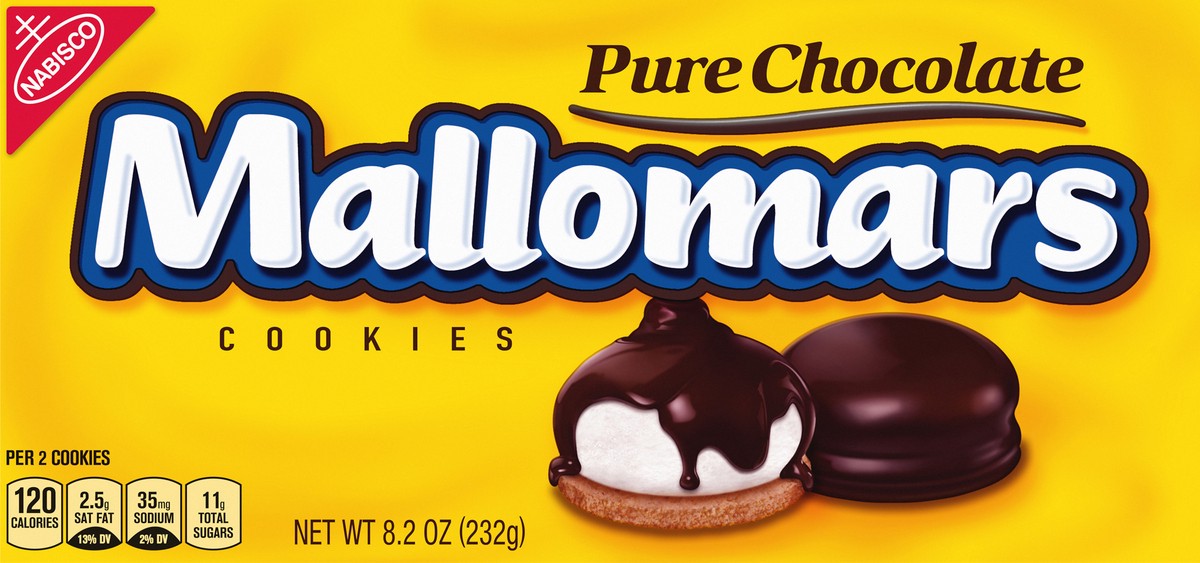 slide 5 of 9, Mallomars Pure Chocolate Cookies, 8.2 oz, 8.2 oz