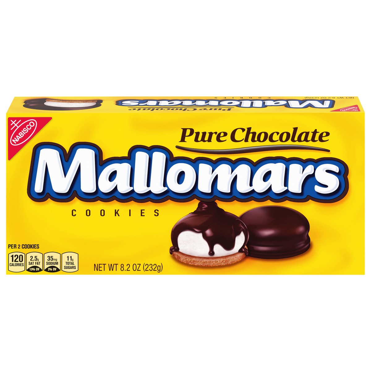slide 1 of 9, Mallomars Pure Chocolate Cookies, 8.2 oz, 8.2 oz