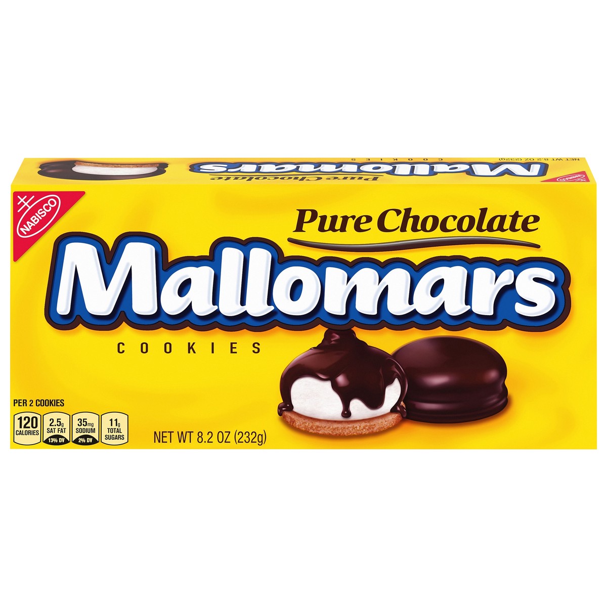 slide 1 of 9, MALLOMARS Pure Chocolate Cookies, 8.2 oz, 8.2 oz