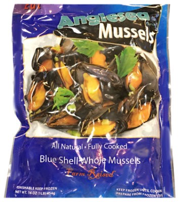 slide 1 of 1, Anglesea Cooked Mussels, 16 oz