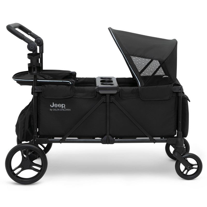 slide 5 of 12, Jeep Evolve Stroller Wagon by Delta Children - Black, 1 ct