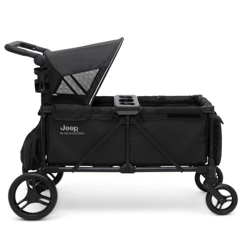 slide 6 of 12, Jeep Evolve Stroller Wagon by Delta Children - Black, 1 ct