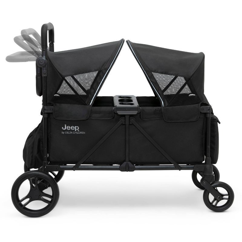 slide 8 of 12, Jeep Evolve Stroller Wagon by Delta Children - Black, 1 ct