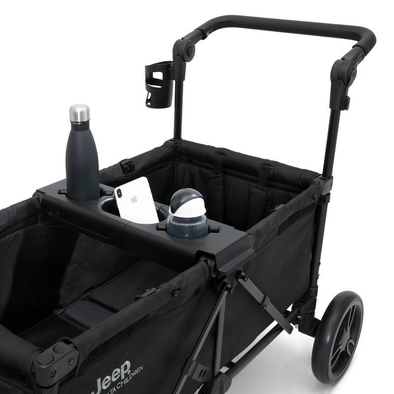 slide 9 of 12, Jeep Evolve Stroller Wagon by Delta Children - Black, 1 ct