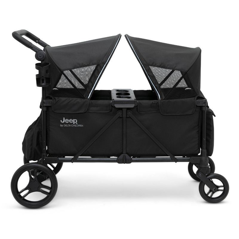 slide 1 of 12, Jeep Evolve Stroller Wagon by Delta Children - Black, 1 ct