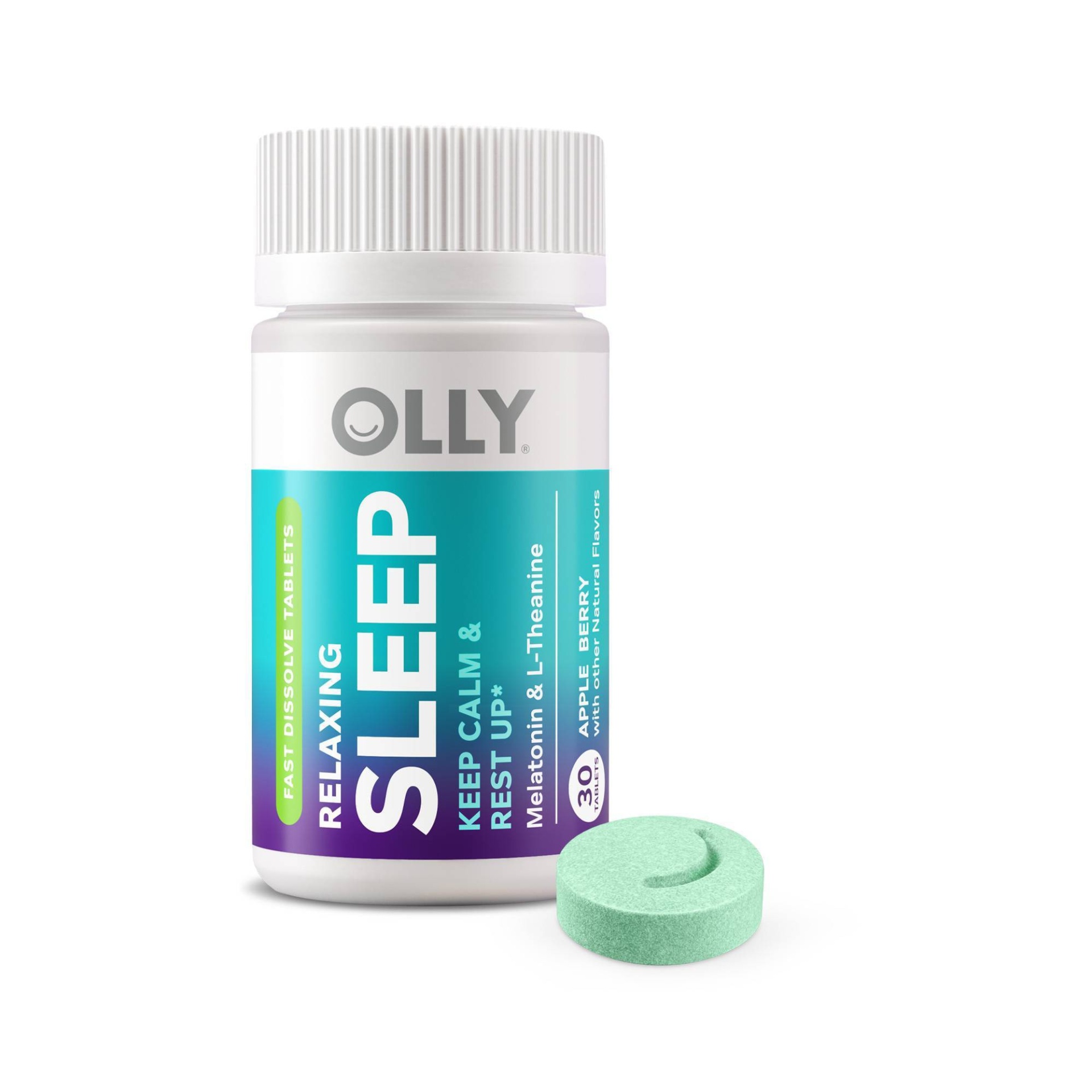slide 1 of 1, Olly Fast Dissolve Relaxing Sleep Tablets - 30ct, 30 ct