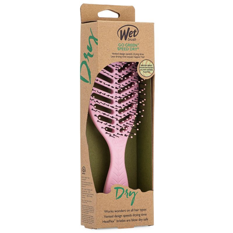 slide 6 of 6, Wet Brush Go Green Speed Dry Hair Brush - Pink, 1 ct