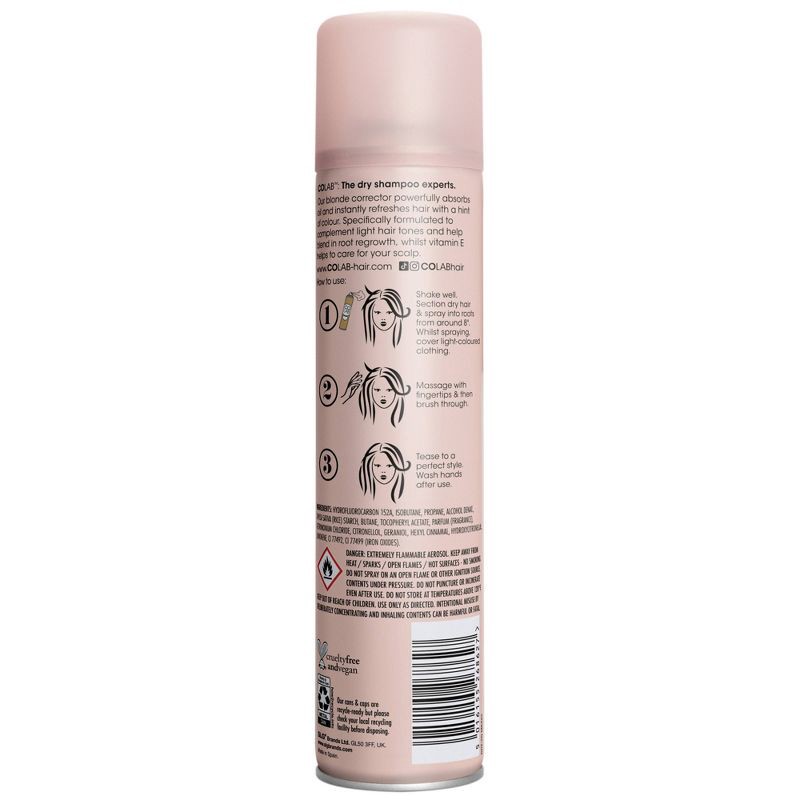 slide 2 of 8, COLAB Blonde Corrector Bergamot and Rose Scented Dry Shampoo - 6.1 fl oz, 6.1 fl oz