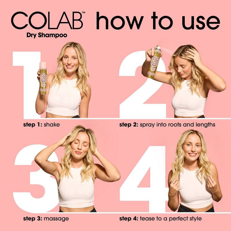 slide 5 of 8, COLAB Blonde Corrector Bergamot and Rose Scented Dry Shampoo - 6.1 fl oz, 6.1 fl oz