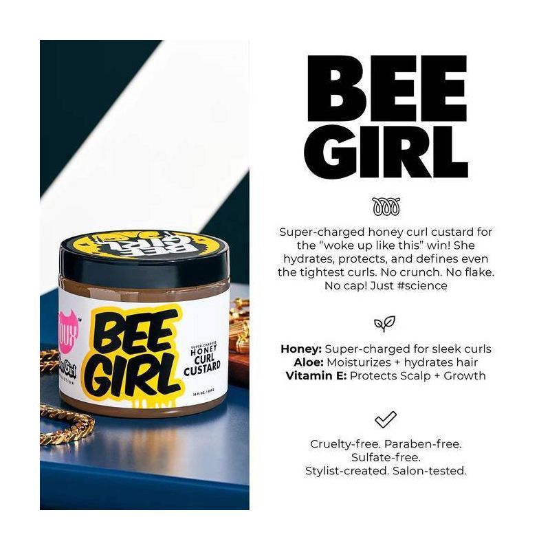 slide 3 of 8, The Doux Bee-Girl Honey Curl Custard - 16 fl oz, 16 fl oz