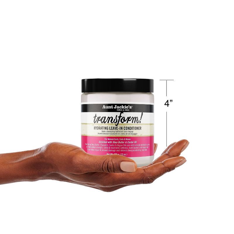 slide 9 of 9, Aunt Jackie's Transform Hydrating Leave In Conditioner - 15 fl oz, 15 fl oz