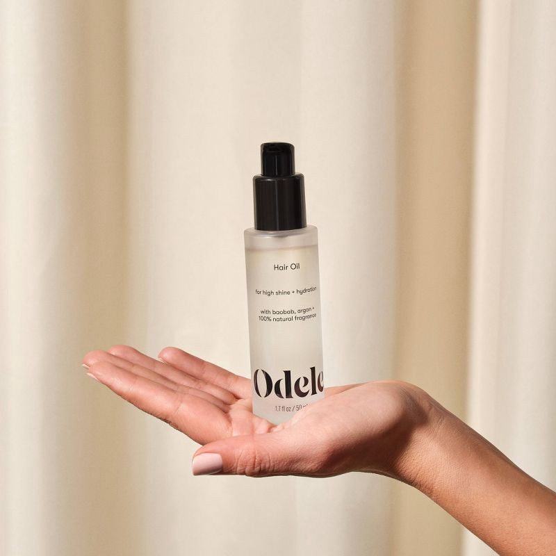 slide 3 of 7, Odele Hair Oil for Lightweight Shine + Hydration - 1.7 fl oz, 1.7 fl oz