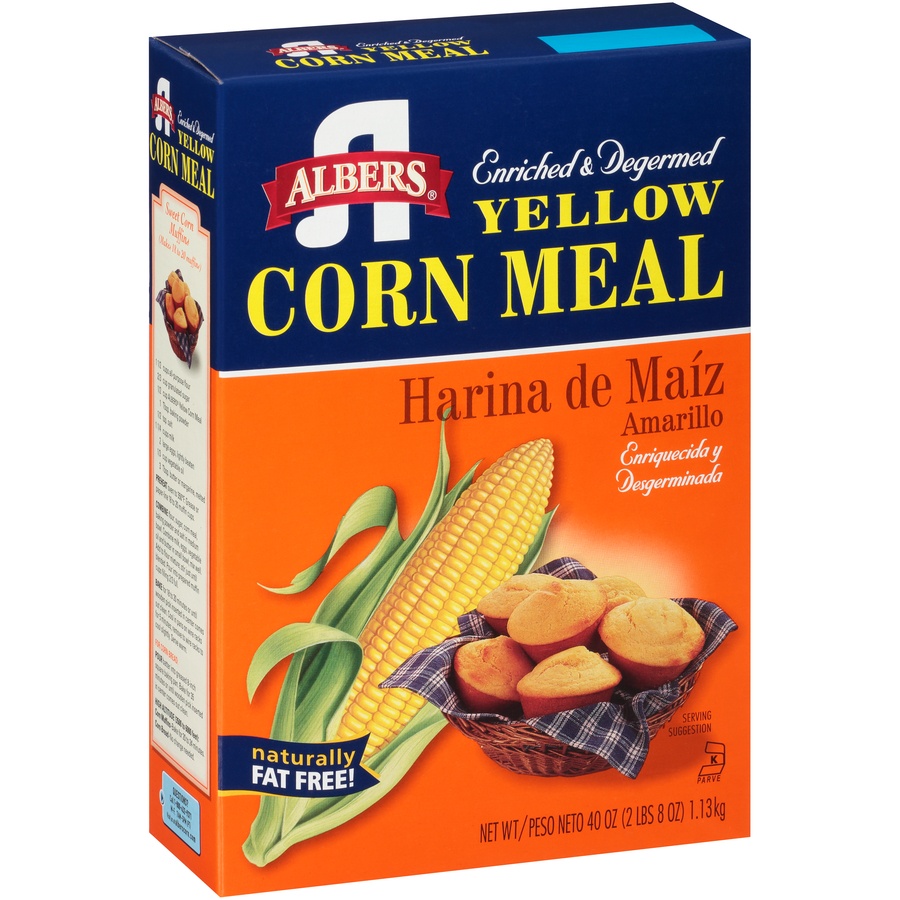 slide 2 of 8, Albers Enriched & Degermed Yellow Corn Meal, 2.5 lb