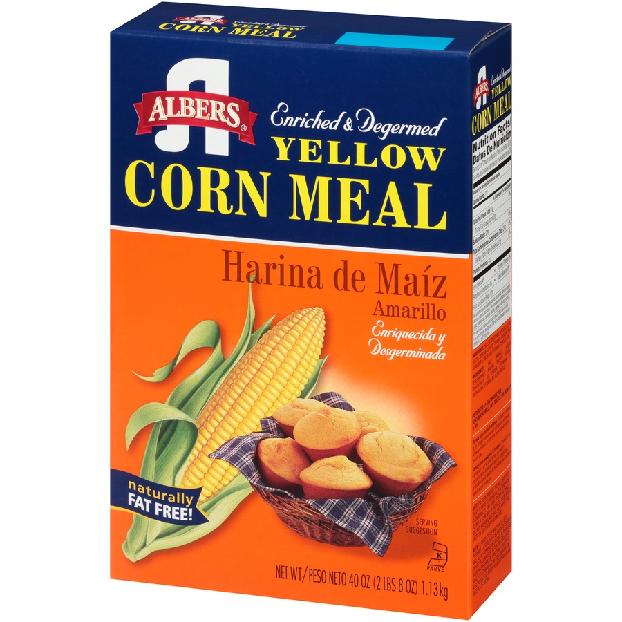 slide 3 of 8, Albers Enriched & Degermed Yellow Corn Meal, 2.5 lb