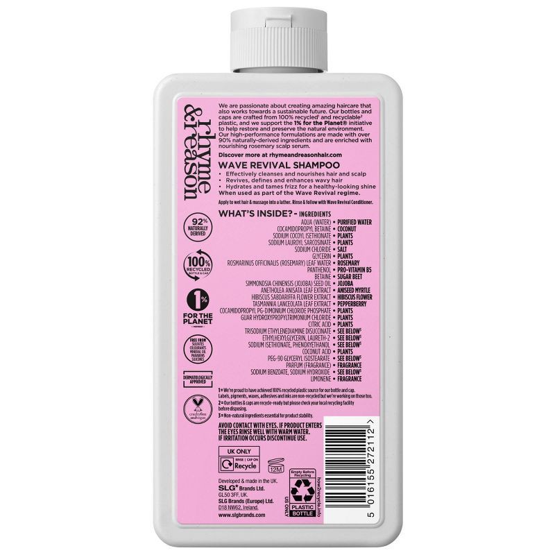 slide 2 of 7, Rhyme & Reason Wave Revival Shampoo - 12 fl oz, 12 fl oz