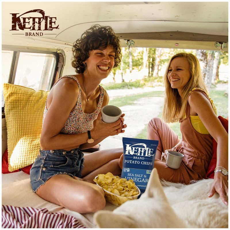 slide 4 of 10, Kettle Brand Sea Salt and Vinegar Kettle Potato Chips - 7.5oz, 7.5 oz