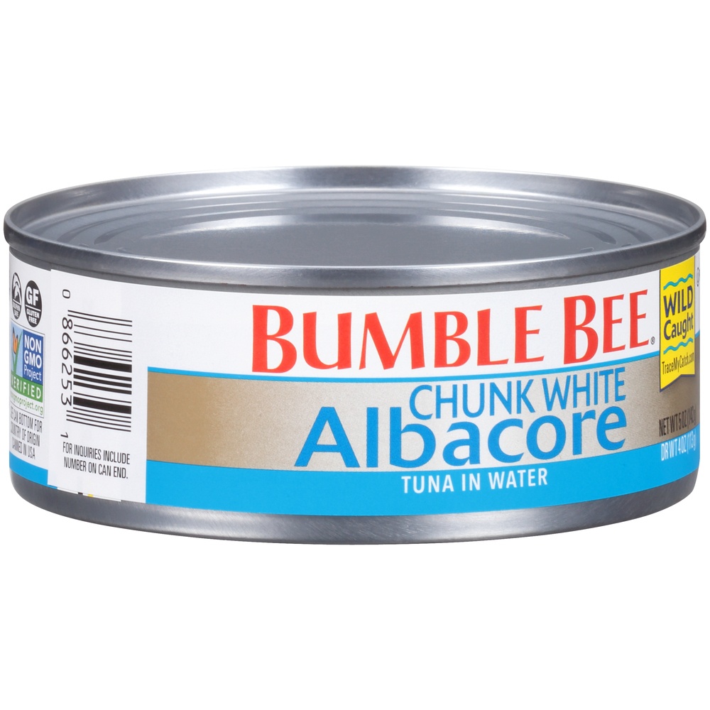 slide 2 of 8, Bumble Bee Chunk White Albacore Tuna In Water (Can), 1 ct
