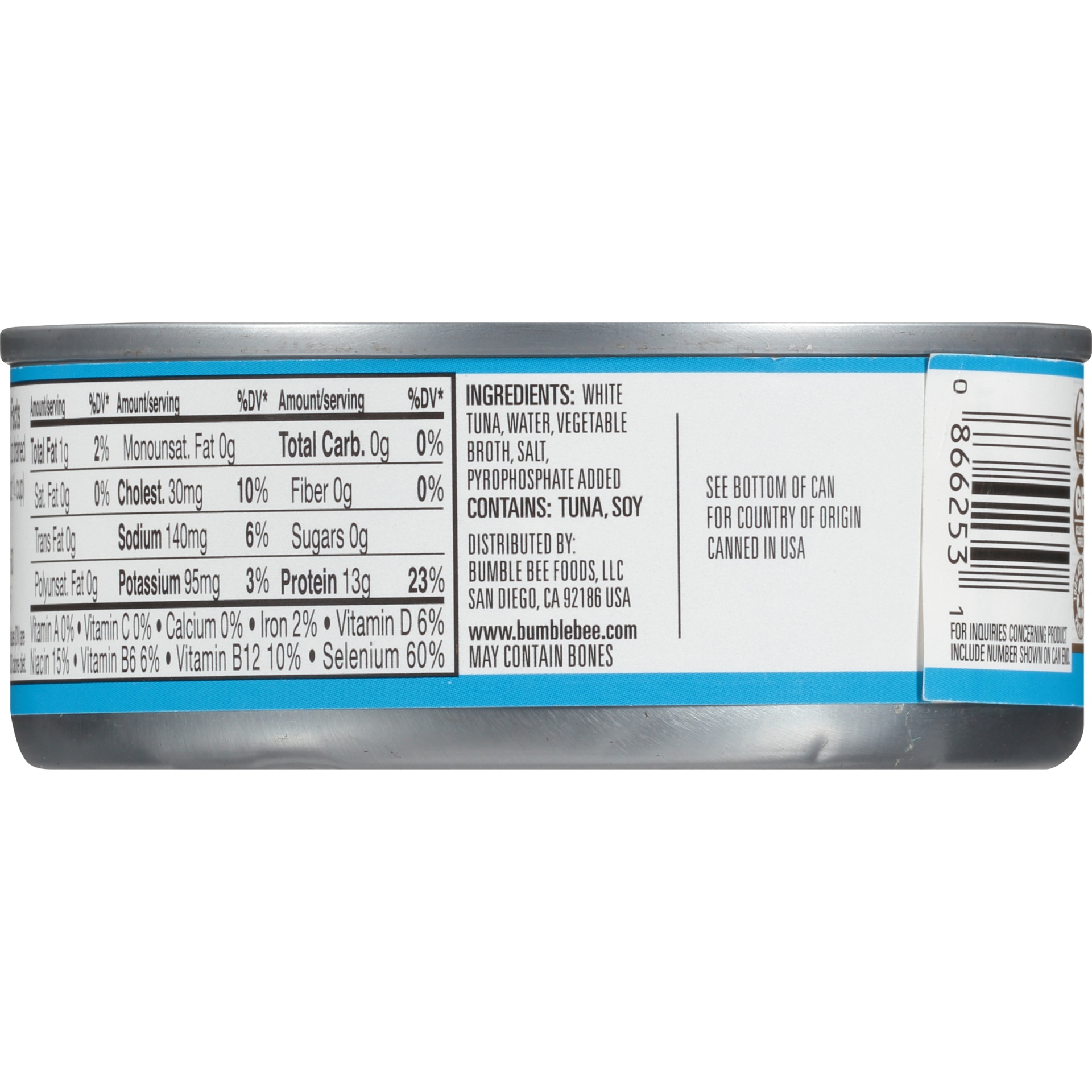 slide 3 of 8, Bumble Bee Chunk White Albacore Tuna In Water (Can), 1 ct