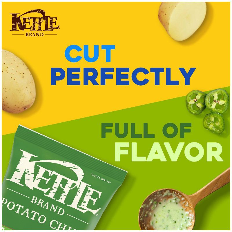 slide 2 of 7, Kettle Brand Jalapeno Kettle Potato Chips - 7.5oz, 7.5 oz