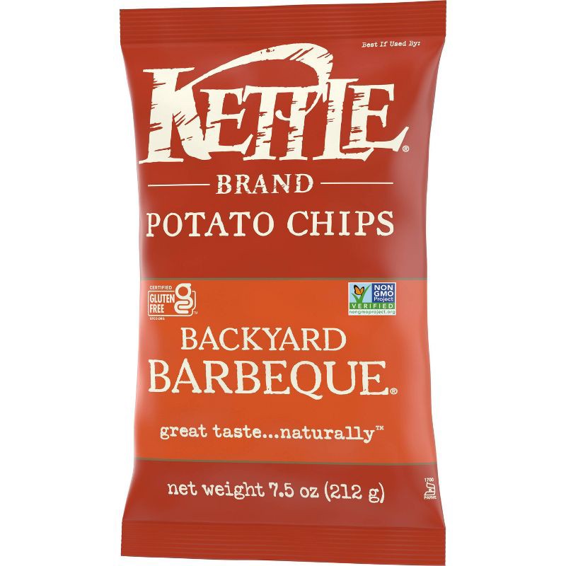 slide 7 of 7, Kettle Brand Backyard Barbeque Kettle Potato Chips - 7.5oz, 7.5 oz