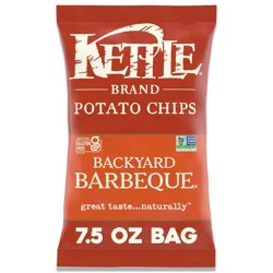Kettle Brand Backyard Barbeque Kettle Potato Chips - 7.5oz