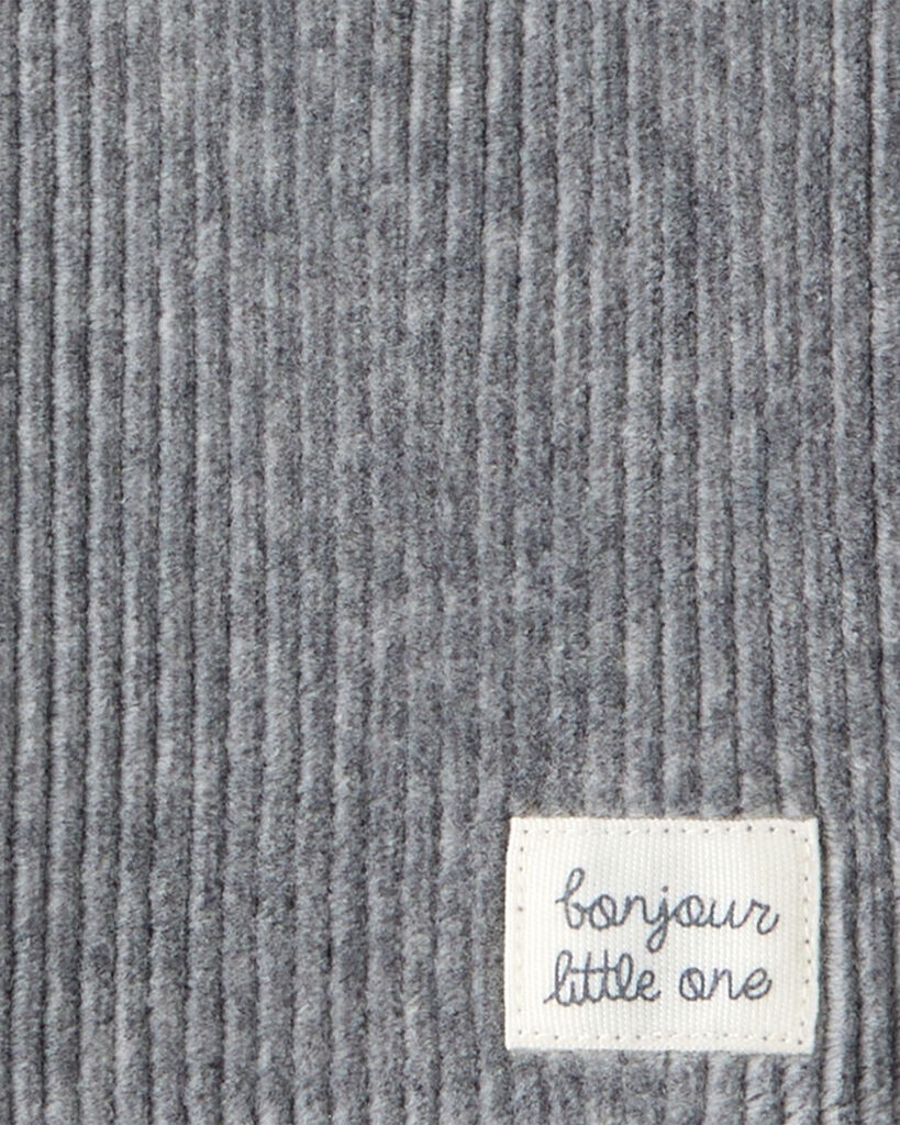 slide 2 of 2, Carter's Baby Boy Ribbed Velour Pullover Sweatshirt - Grey Grey 24M, 1 ct