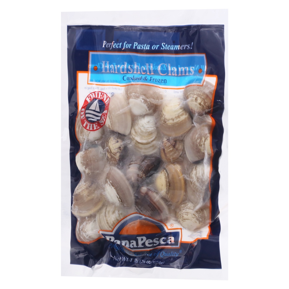 slide 3 of 9, Panapesca Hardshell Clams 1 lb Package, per lb