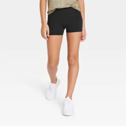 Girls' Core Tumble Shorts - All In Motion™ Black M