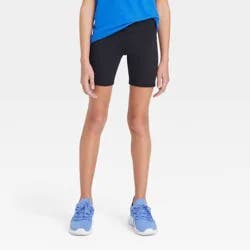 Girls' Core Bike Shorts - All In Motion™ Black L