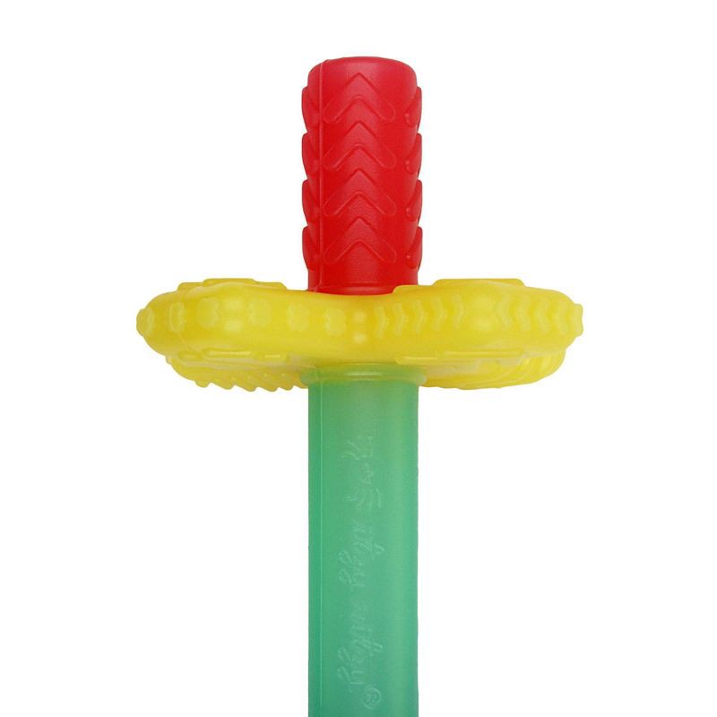 slide 8 of 12, Itzy Ritzy Teensy Tubes Rattle and Teether - Blue and Red, 1 ct