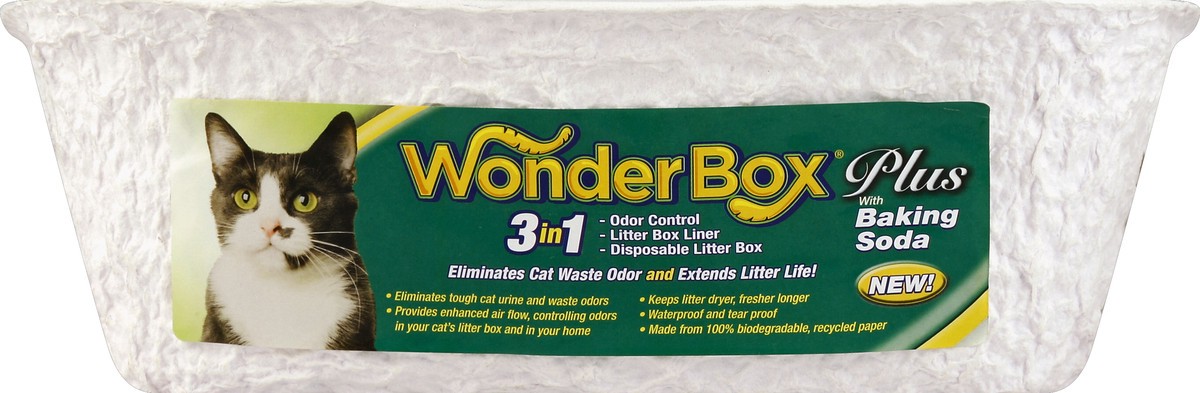 slide 4 of 4, WonderBox Plus Cat Litter Box, 1 ct