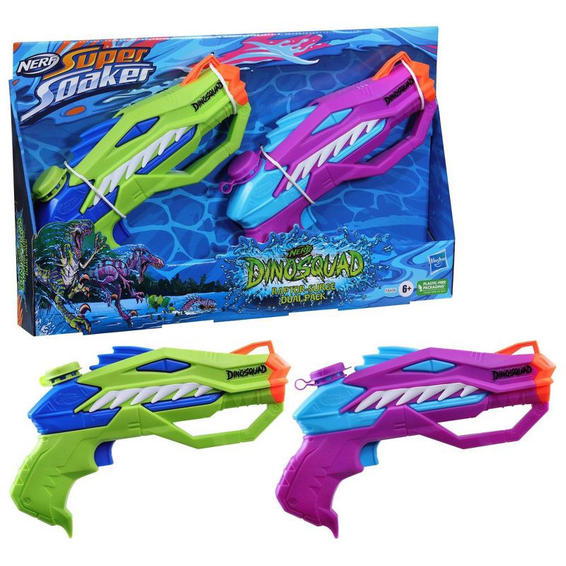 Nerf Super Soaker DinoSquad Raptor-Surge – Growing Tree Toys