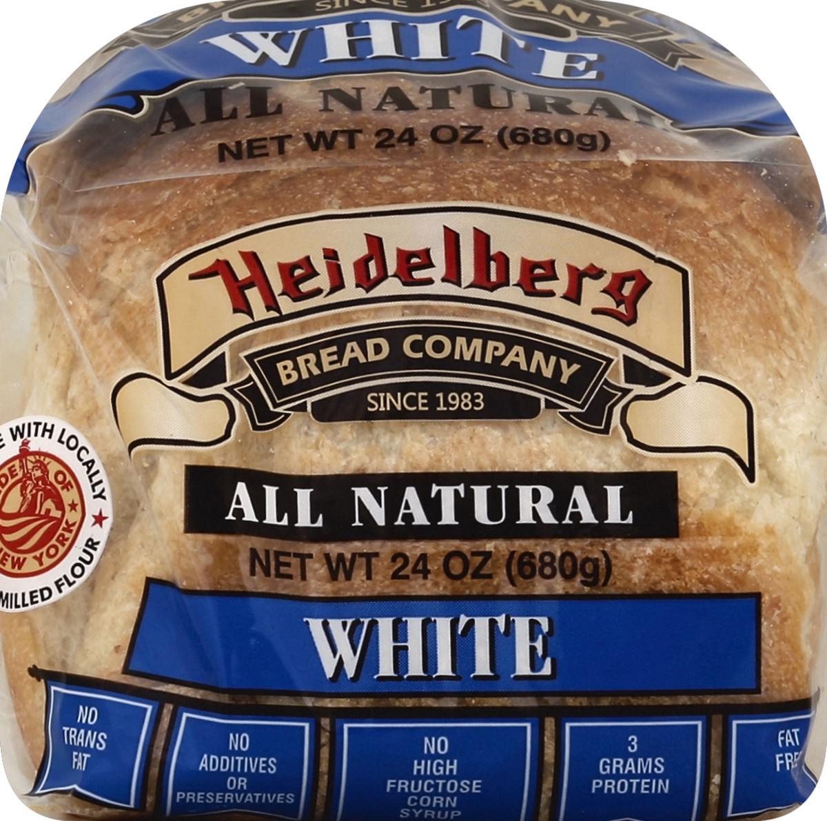 slide 3 of 5, Heidelberg White Bread 20 oz, 24 oz