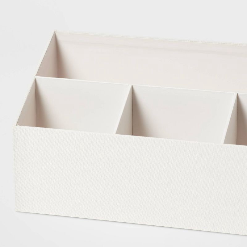 slide 3 of 3, Canvas Desk Tool Holder/Organizer Cream - Brightroom™: Desktop & Office Organizers, Polyester Canvas, 12.25" Width, 1 ct