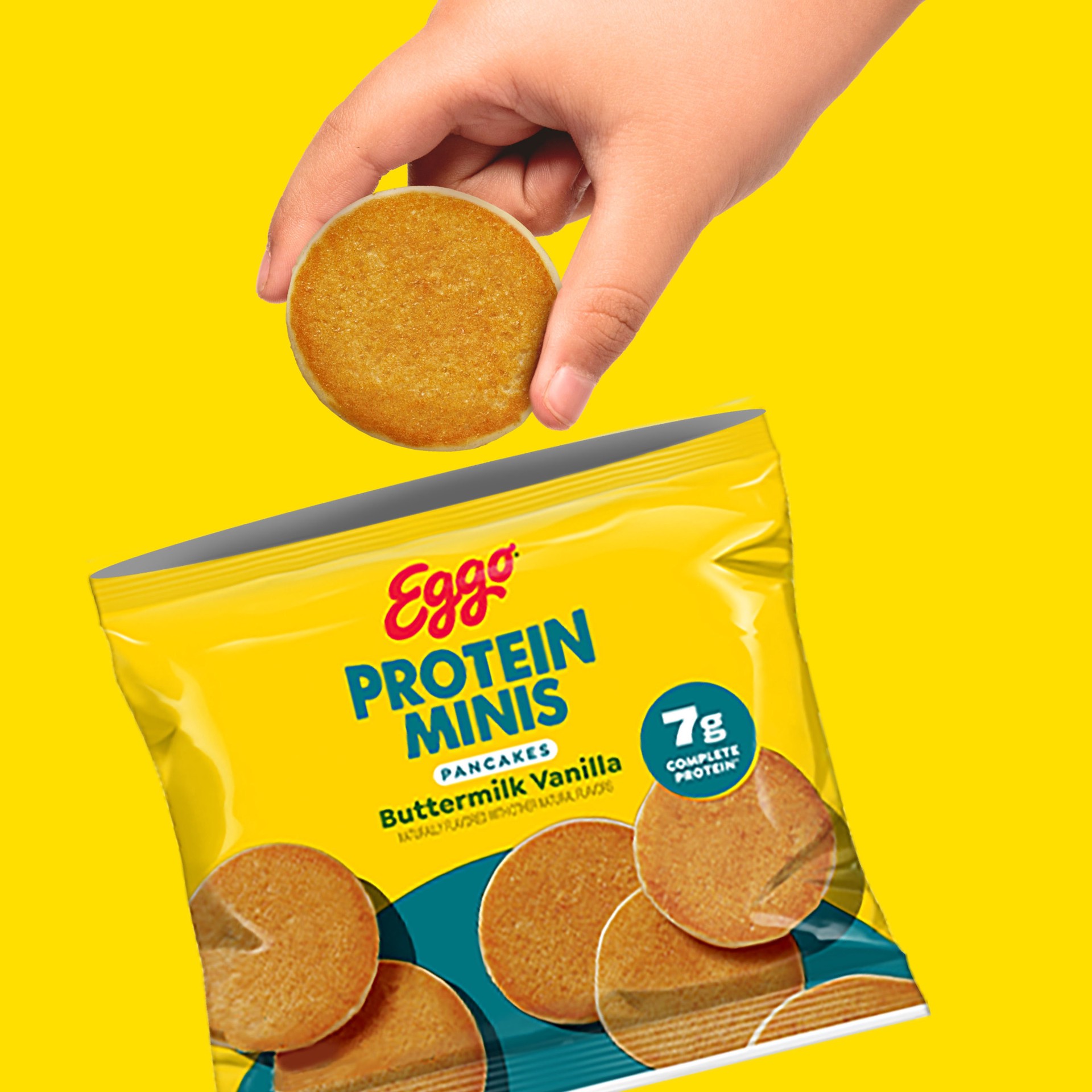 slide 4 of 8, Eggo Pancakes Vanilla Buttermilk 8.4oz, 5 ct