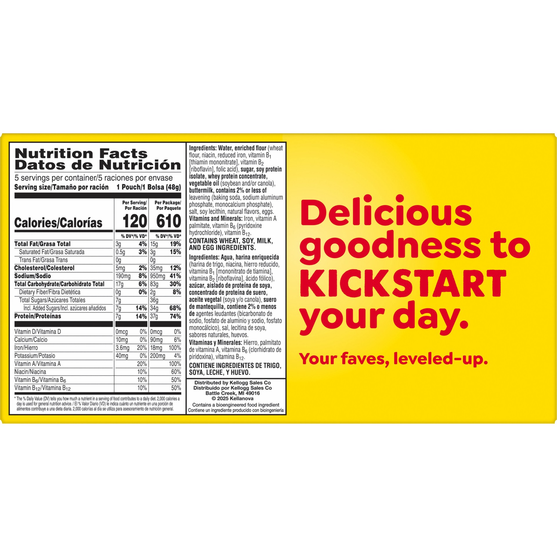 slide 2 of 8, Eggo Pancakes Vanilla Buttermilk 8.4oz, 5 ct