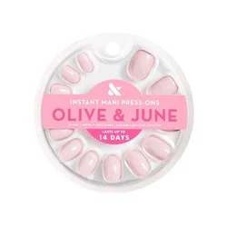 Olive & June Press-On Fake Nails - Extra Extra Short Round TT - 42ct