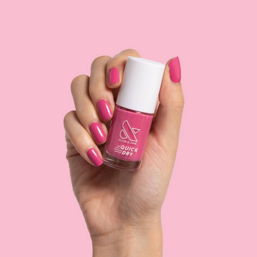 slide 4 of 7, Olive & June Quick Dry Nail Polish - Prom - 0.3 fl oz, 0.3 fl oz