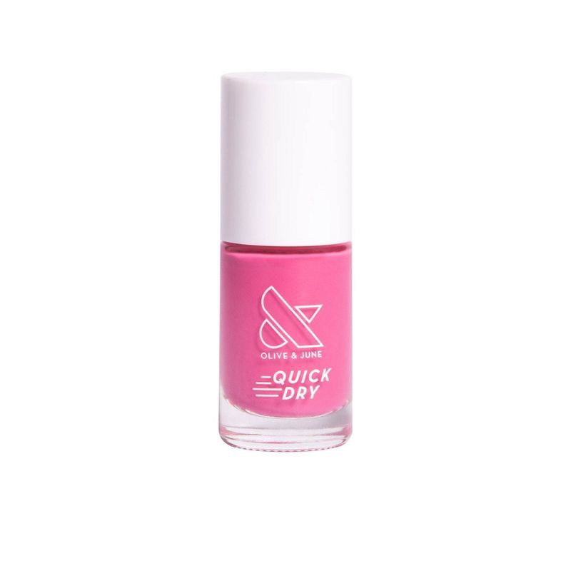 slide 1 of 8, Olive & June Quick Dry Nail Polish - Prom - 0.3 fl oz, 0.3 fl oz