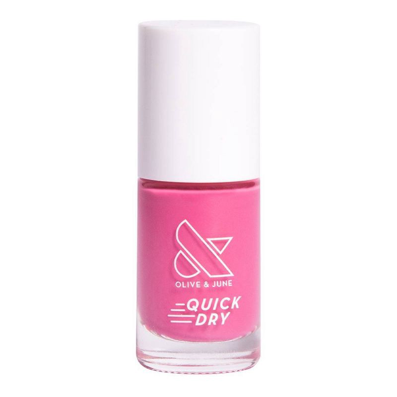 slide 1 of 8, Olive & June Quick Dry Nail Polish - Prom - 0.3 fl oz: Nail Care, Vegan, Paraben-Free, Opaque Finish, 0.3 fl oz