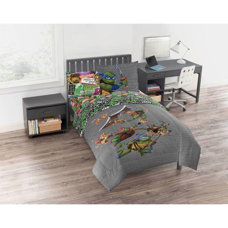 slide 3 of 3, Teenage Mutant Ninja Turtles Twin Kids' Comforter, 1 ct