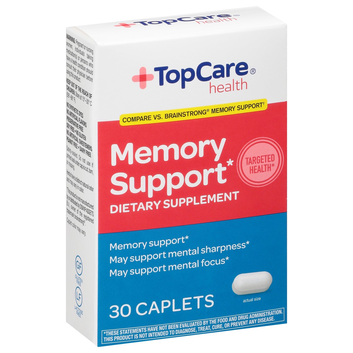 slide 11 of 14, TopCare Health Memory Support 30 Caplets, 30 ct