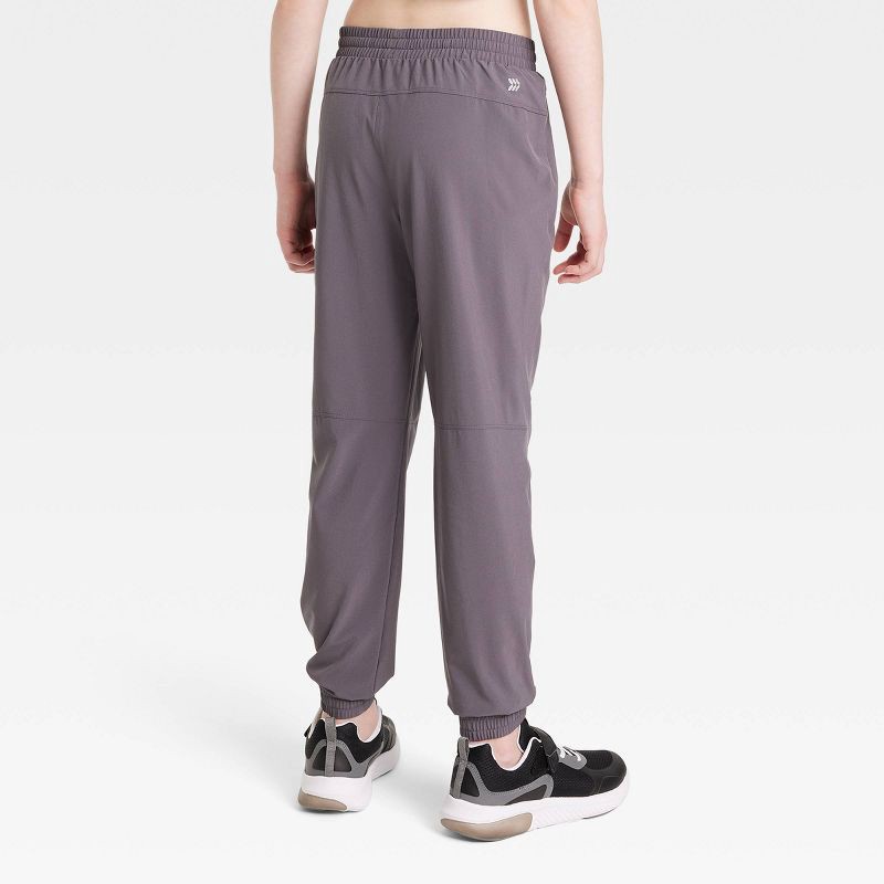Boys' Woven Pants - All in Motion Gray XL 1 ct