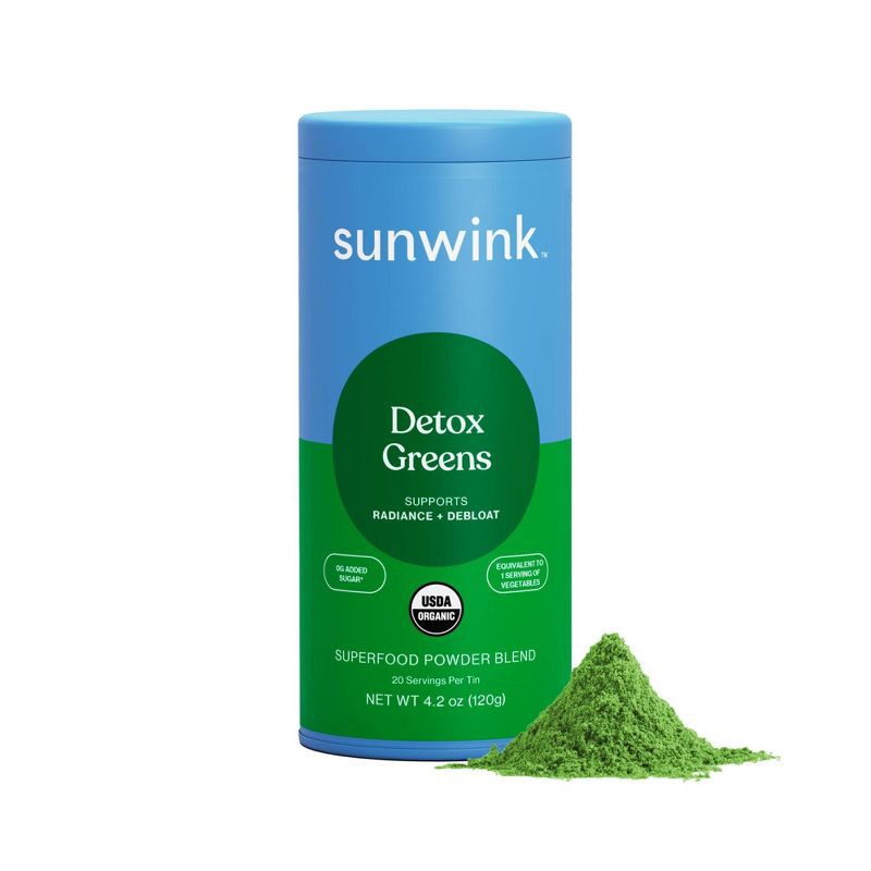 slide 1 of 8, Sunwink Detox Greens Superfood - 4.2oz, 4.2 oz