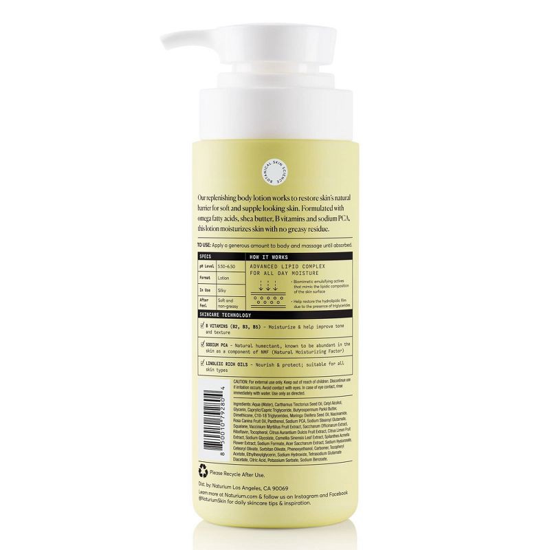 slide 3 of 10, Naturium Bio-Lipid Restoring Unscented Body Lotion - 14 fl oz, 14 fl oz