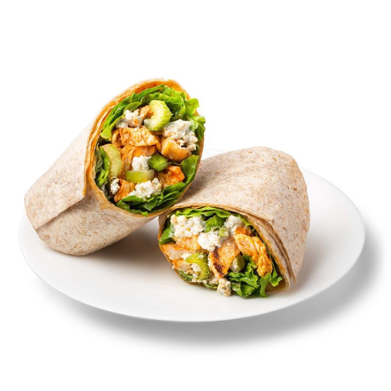 slide 2 of 3, Buffalo Chicken Wrap on Whole Wheat Tortilla - 10oz - Good & Gather™, 10 oz